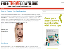 Tablet Screenshot of freethemedownload.com